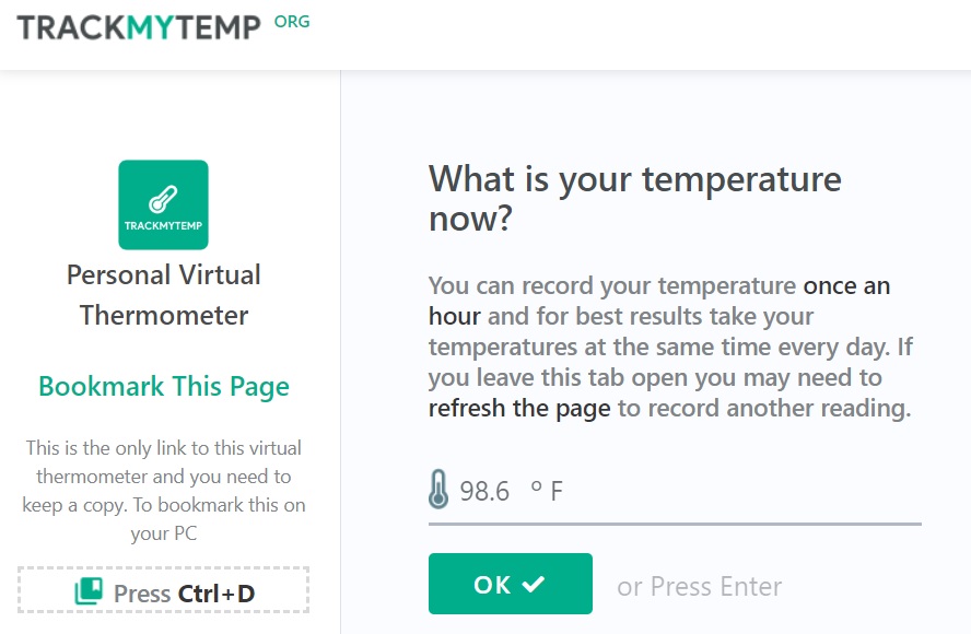 virtual thermometer